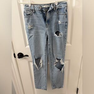 pacsun light wash Distressed Blue Women's Jeans